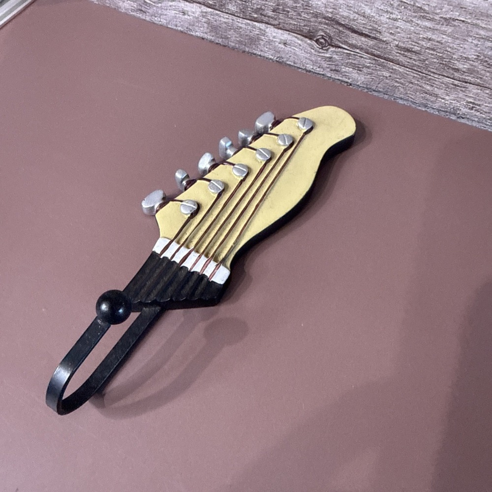 Guitar Heads Music Home Resin Clothes Hat Bag Hanger Hook Wall Mounted